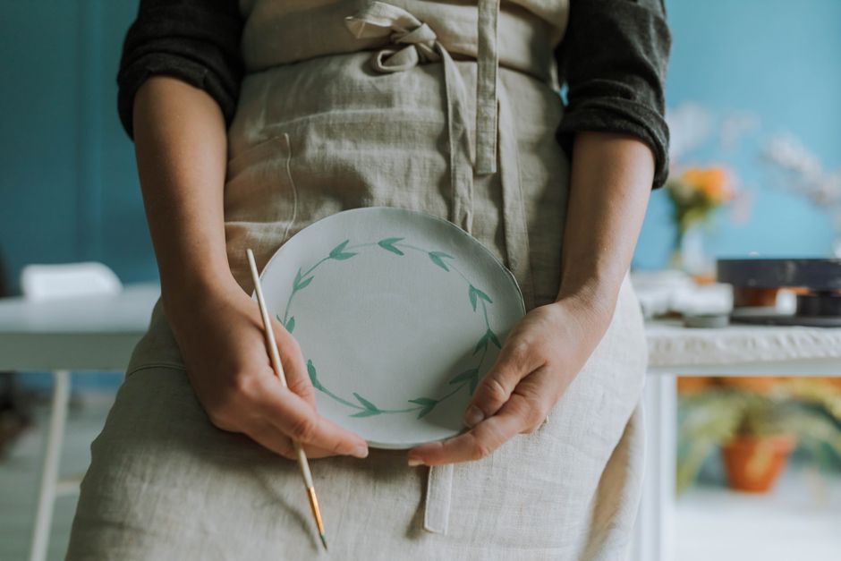 El arte de los talleres de placas y pintura